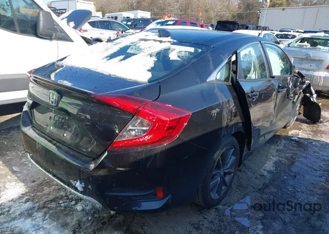 2021 Honda Civic Ex из США, поврежденный, VIN 2HGFC1F37MH704286